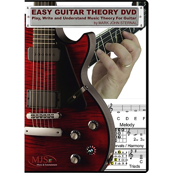 MJS Music Publications Easy Guitar Theory (DVD) Play, Write and Understand Music Theory For Guitar