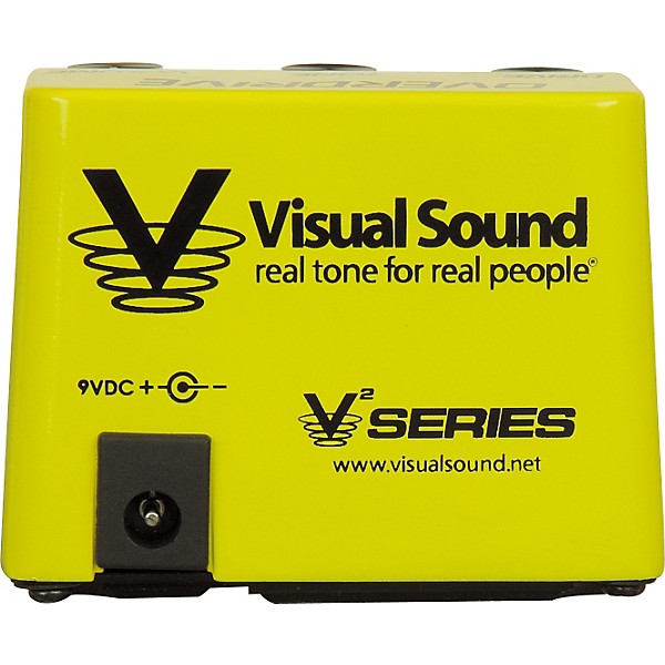 Visual Sound V2 Open Road Overdrive Guitar Effects Pedal Yellow