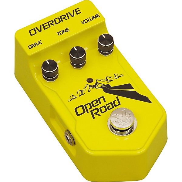 Visual Sound V2 Open Road Overdrive Guitar Effects Pedal Yellow