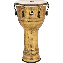 Blemished Toca Freestyle Antique-Finish Djembe Level 2 10 inch, Silver 197881400859