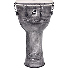 Toca Freestyle Antique-Finish Djembe 9 in. Silver Toca Freestyle Antique-Finish Djembe 14 in. Silver