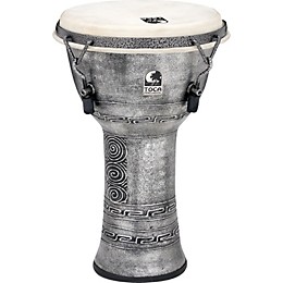 Toca Freestyle Antique-Finish Djembe 9 in. Silver