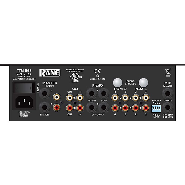 RANE TTM 56S 2-Channel DJ Mixer