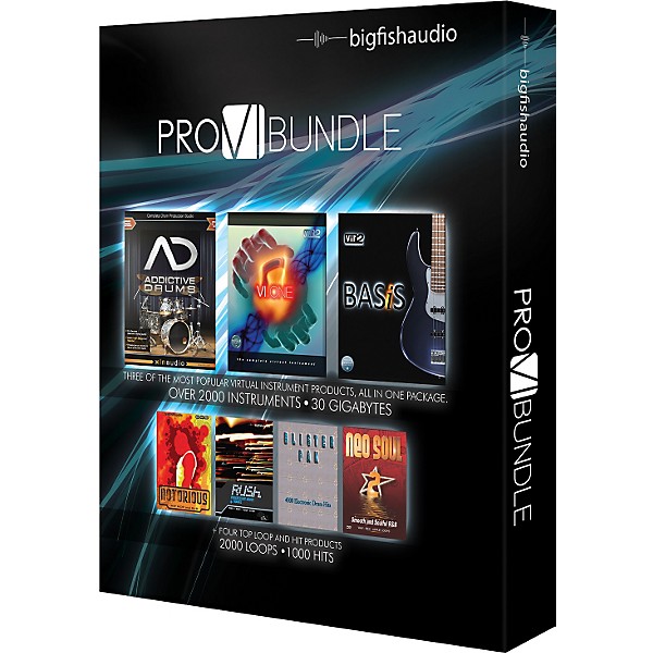 Big Fish Pro VI Digital Audio Software Bundle