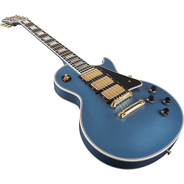 ギター Gibson custom 1957 Les Paul Blue Platinum Gibson Custom 1957 Les Paul Custom 3-Pickup Electric