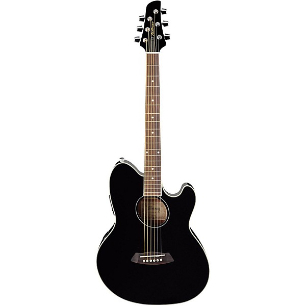 Ibanez Talman TCY10E Acoustic-Electric Guitar Black