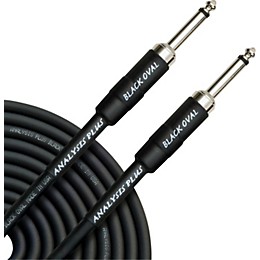 Analysis Plus Black Oval Instrument Cable 1/4" Straight 20 ft.