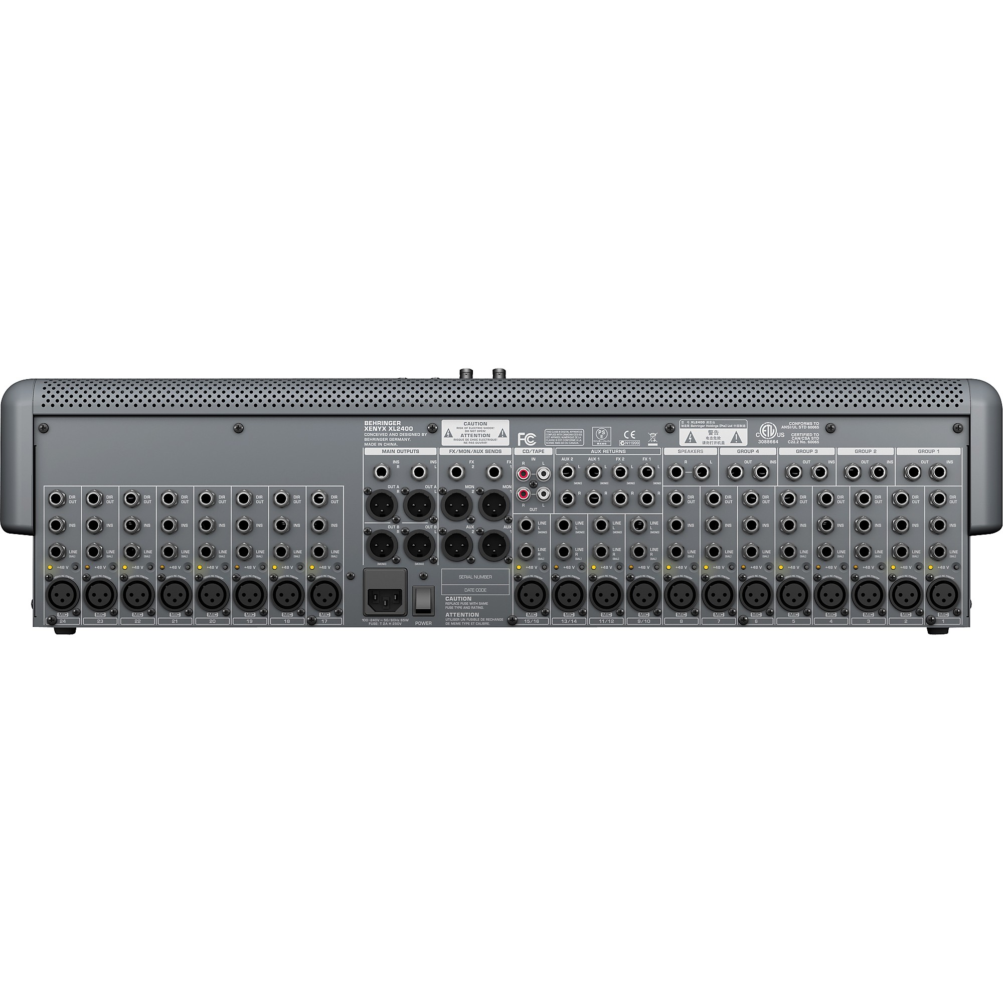 Open Box Behringer XENYX XL2400 Live Mixer | Guitar Center
