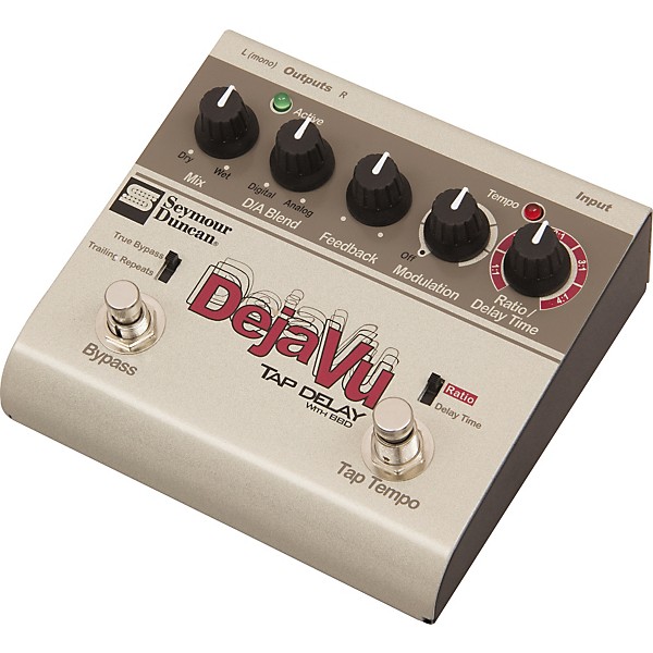 Seymour Duncan SFX-10 Deja Vu Tap Delay With BBD Guitar Effects Pedal