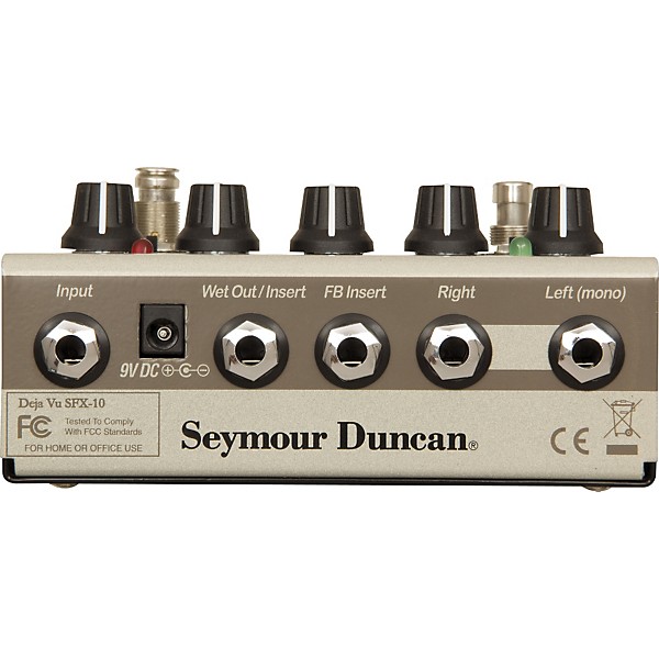 Seymour Duncan SFX-10 Deja Vu Tap Delay With BBD Guitar Effects Pedal