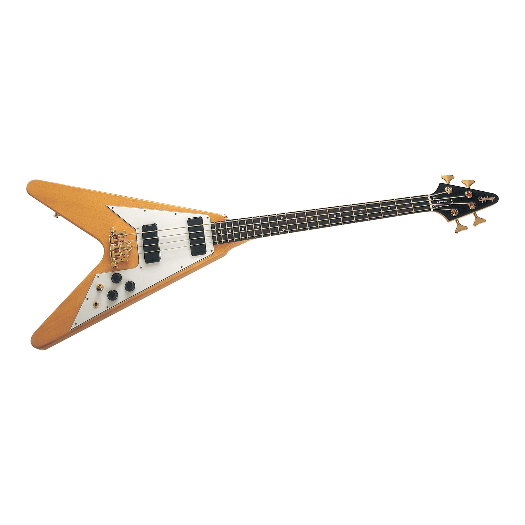 Epiphone Limited Edition Korina Flying V Bass Guitar Natural Korina |  Guitar Center