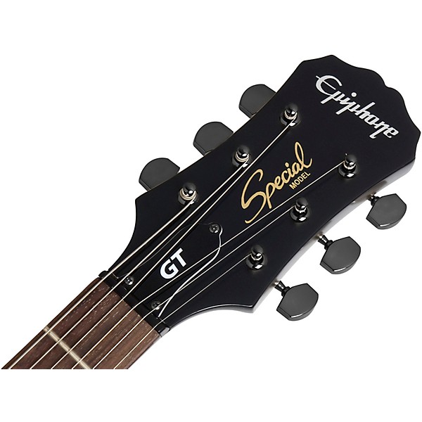 Open Box Epiphone Special-II GT Electric Guitar Level 2 Worn Black 190839904676