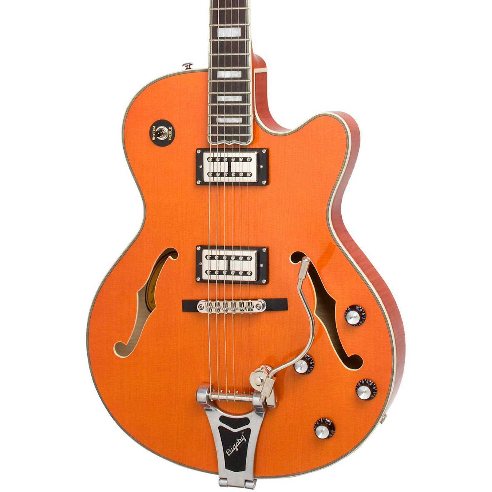 epiphone emperor swingster sunrise orange