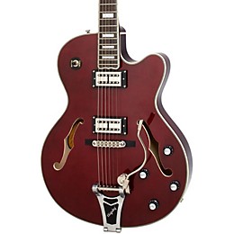 Open Box Epiphone Emperor Swingster Hollowbody Electric Guitar Level 2 Wine Red 190839685469