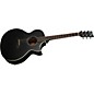 Open Box Laguna LG300CE Solid-Top Acoustic-Electric Guitar Level 1 Satin Black thumbnail
