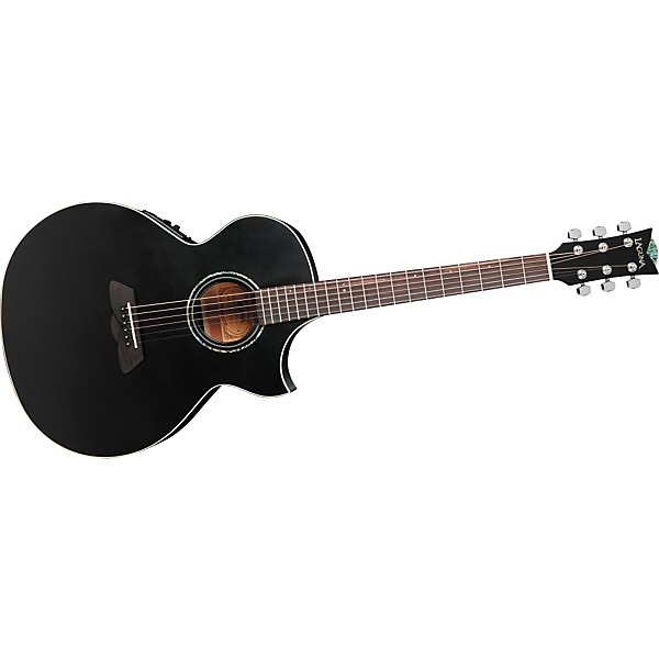 Open Box Laguna LG300CE Solid-Top Acoustic-Electric Guitar Level 1 Satin Black
