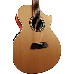 Open Box Laguna LG300CE Solid-Top Acoustic-Electric Guitar Level 2 Natural 889406600683