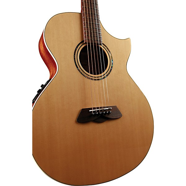 Open Box Laguna LG300CE Solid-Top Acoustic-Electric Guitar Level 2 Natural 889406600683