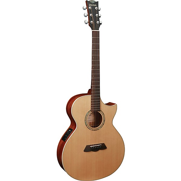 Open Box Laguna LG300CE Solid-Top Acoustic-Electric Guitar Level 2 Natural 889406600683