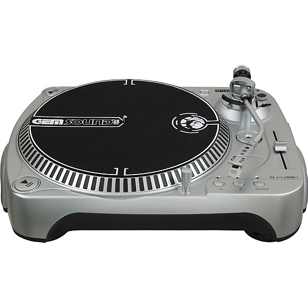Gem Sound DJ-USB II Belt-Drive USB Turntable