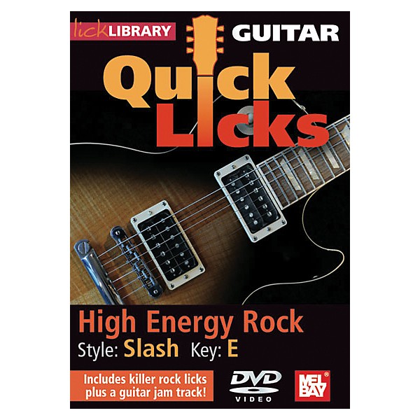 Mel Bay Guitar Quick Licks - Slash Style, High Energy Rock (DVD)
