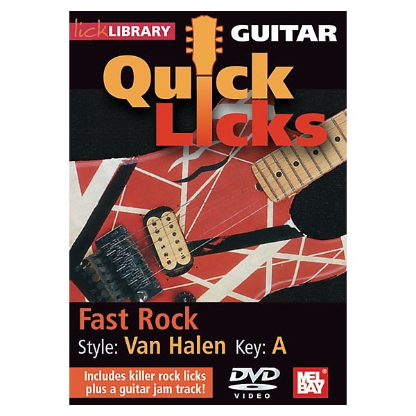 Mel Bay Guitar Quick Licks - Van Halen Style, Fast Rock