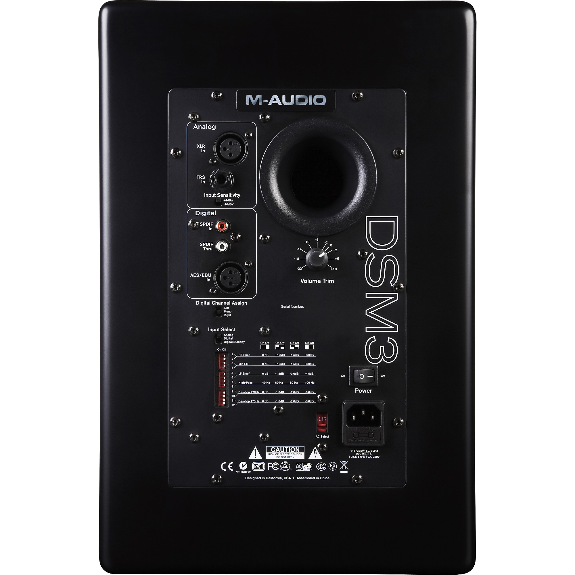M-AUDIO Studiophile DSM3 　パワードモニタースピーカー M-Audio Studiophile DSM3 Powered Studio Monitor (Each