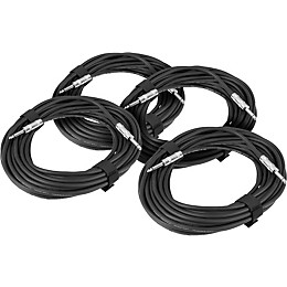 Musician's Gear 16-Gauge Speaker Cable Black 25 Feet (4-Pack)