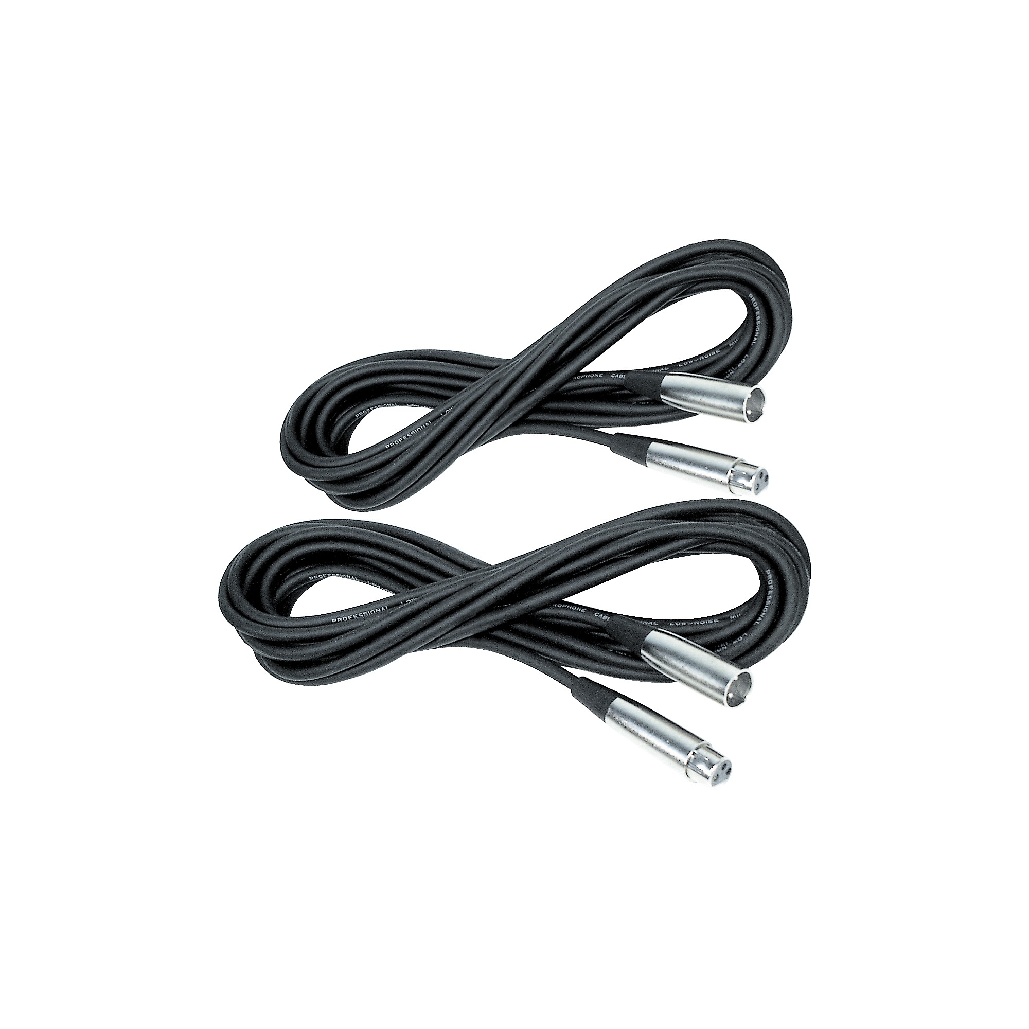 Musician's Gear Lo-Z Mic Cable 20' 2-Pack