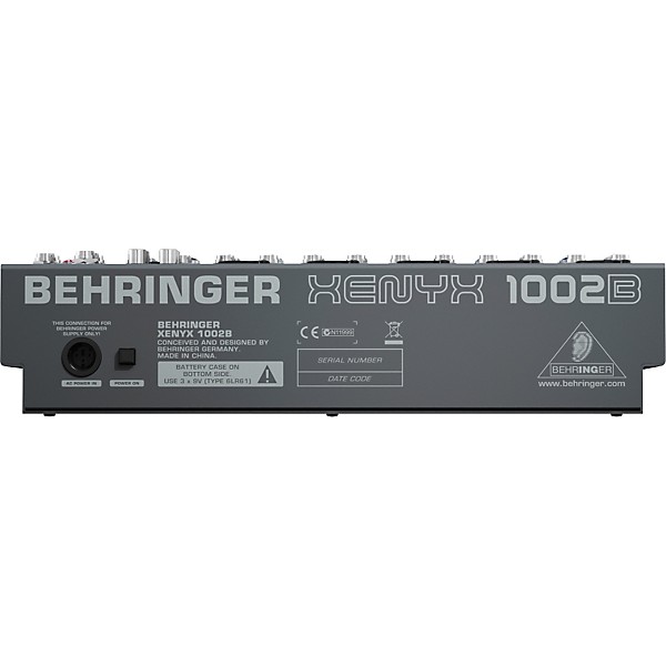 BEHRINGER　ミキサー　1002B XENYX Behringer | Product | 1002B