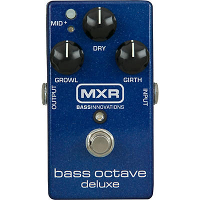 Mxr M288 Bass Octave Deluxe Effects Pedal Blue Sparkle for sale
