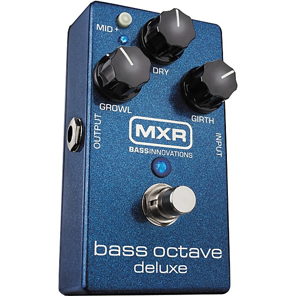 Open Box MXR M288 Bass Octave Deluxe Effects Pedal Level 2 Blue Sparkle 888366059487