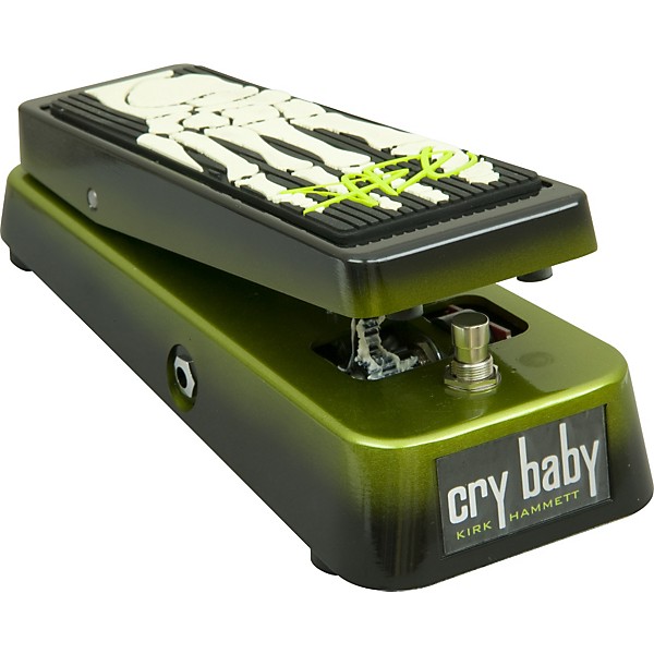 Dunlop KH95 Kirk Hammett Signature Cry Baby Wah Guitar Effects Pedal Black and Green