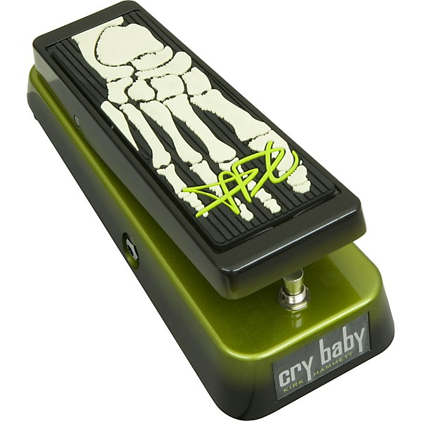 Dunlop KH95 Kirk Hammett Signature Cry Baby Wah Guitar Effects Pedal Black and Green