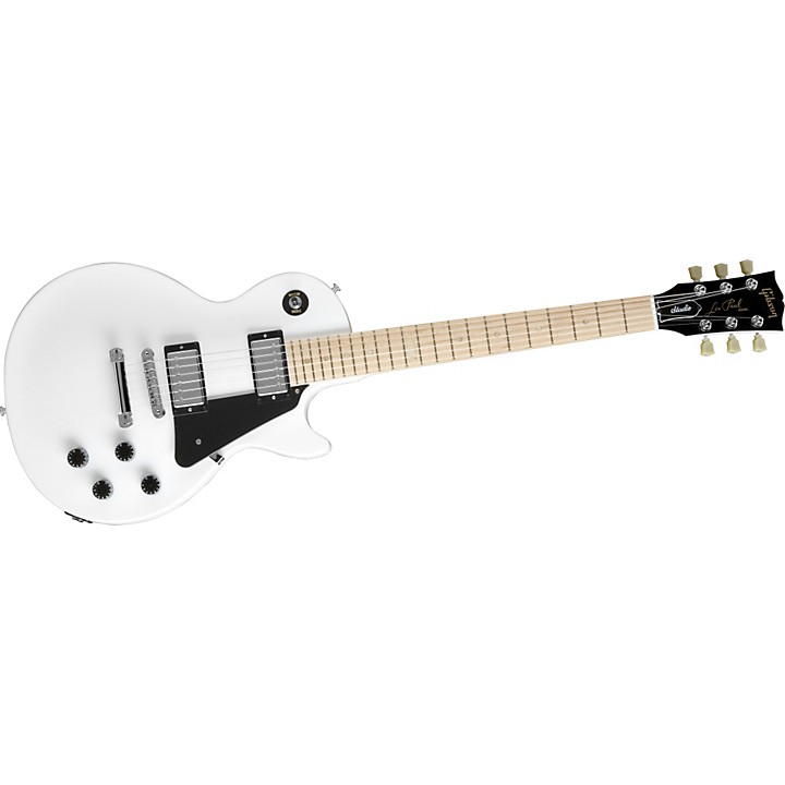 Gibson Les Paul Studio Raw Power Electric Guitar Satin White Chrome  Hardware | Guitar Center