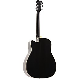 Yamaha FGX730SC Solid Top Acoustic-Electric Guitar Black