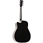 Yamaha FGX730SC Solid Top Acoustic-Electric Guitar Black