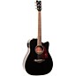 Yamaha FGX730SC Solid Top Acoustic-Electric Guitar Black