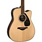 Yamaha FGX730SC Solid Top Acoustic-Electric Guitar Natural thumbnail