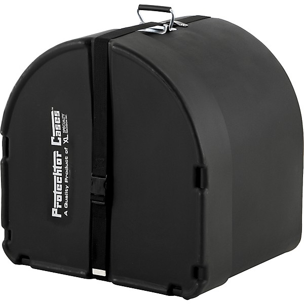Protechtor Cases Protechtor Classic Bass Drum Case, Foam-lined 18 x 16 in. Black