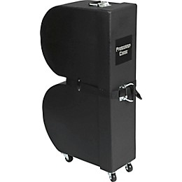 Open Box Protechtor Cases Classic Series Upright Timbale Case with Wheels Level 2 Black 197881067823