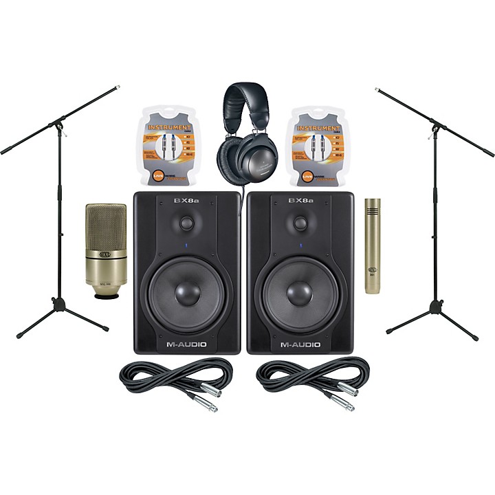 M-Audio BX8a Monitor and Mic Package | Guitar Center