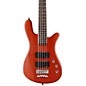 Warwick Rockbass Streamer Standard 5-String Electric Bass Guitar Burgundy Red Oil thumbnail