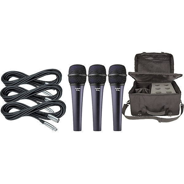 Electro-Voice Cobalt 7 Three Pack with Cables & Bag