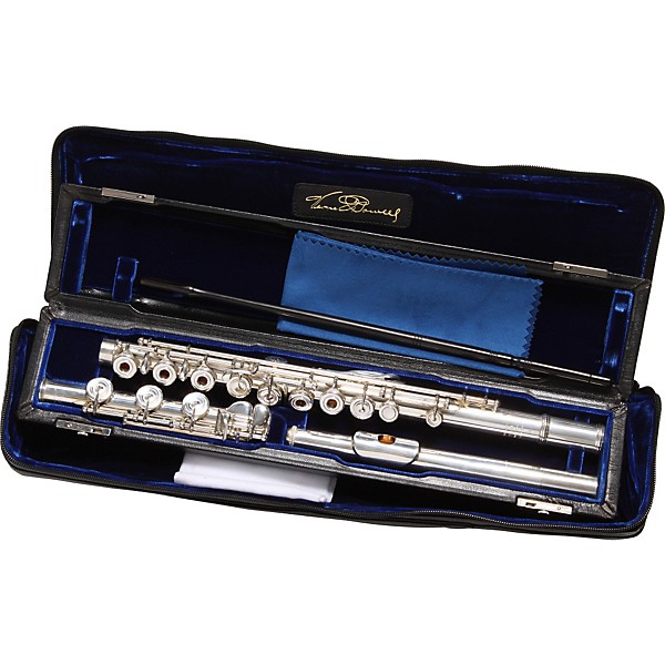 Powell Aurumite 14K Handmade Custom Flute with Soldered Tone Holes Offset G, Philharmonic Headjoint