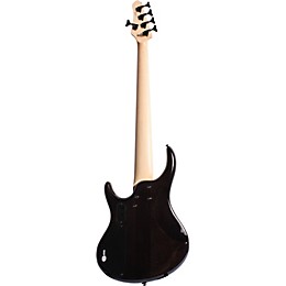 MTD Kingston ZX 5-String Electric Bass Transparent Black Rosewood Fretboard