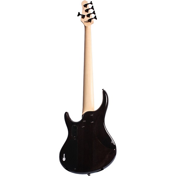 MTD Kingston ZX 5-String Electric Bass Transparent Black Rosewood Fretboard