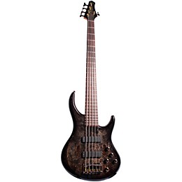 MTD Kingston ZX 5-String Electric Bass Transparent Black Rosewood Fretboard