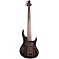 MTD Kingston ZX 5-String Electric Bass Transparent Black Rosewood Fretboard