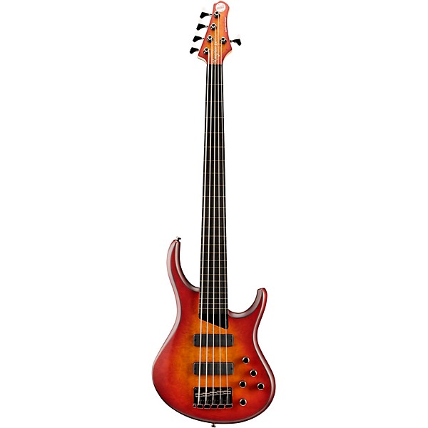 Open Box MTD Kingston ZX 5-String Fretless Electric Bass Guitar Level 2 Trans Black, Ebonol Fretboard 194744010033